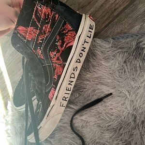 Stranger Things Vans High-Top Sneakers Women Size 10, Men size 8.5
